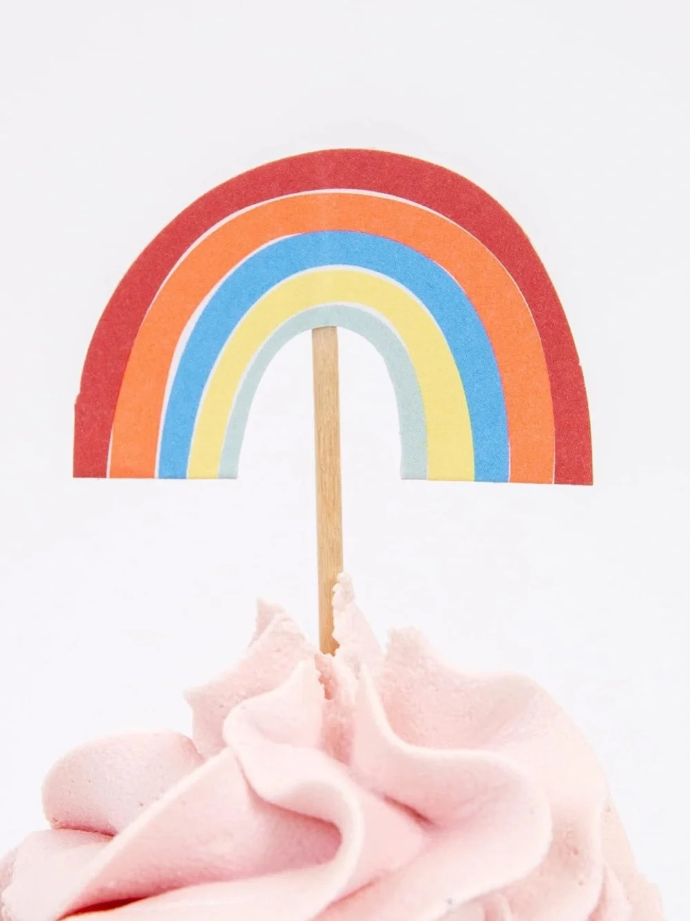 🆕 24 Meri Meri Cupcake Topper Unicorns Rainbows Metallic Gold Birthday Party NWT